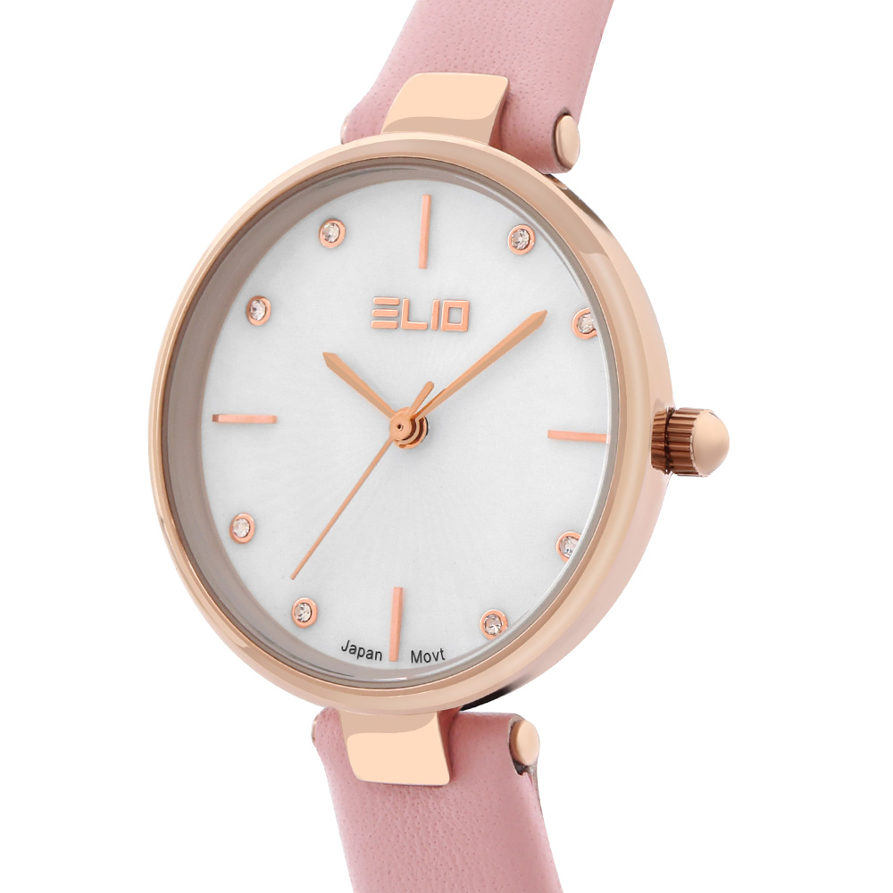 Đồng hồ ELIO 30 mm Nữ EL097-02 Màu Hồng