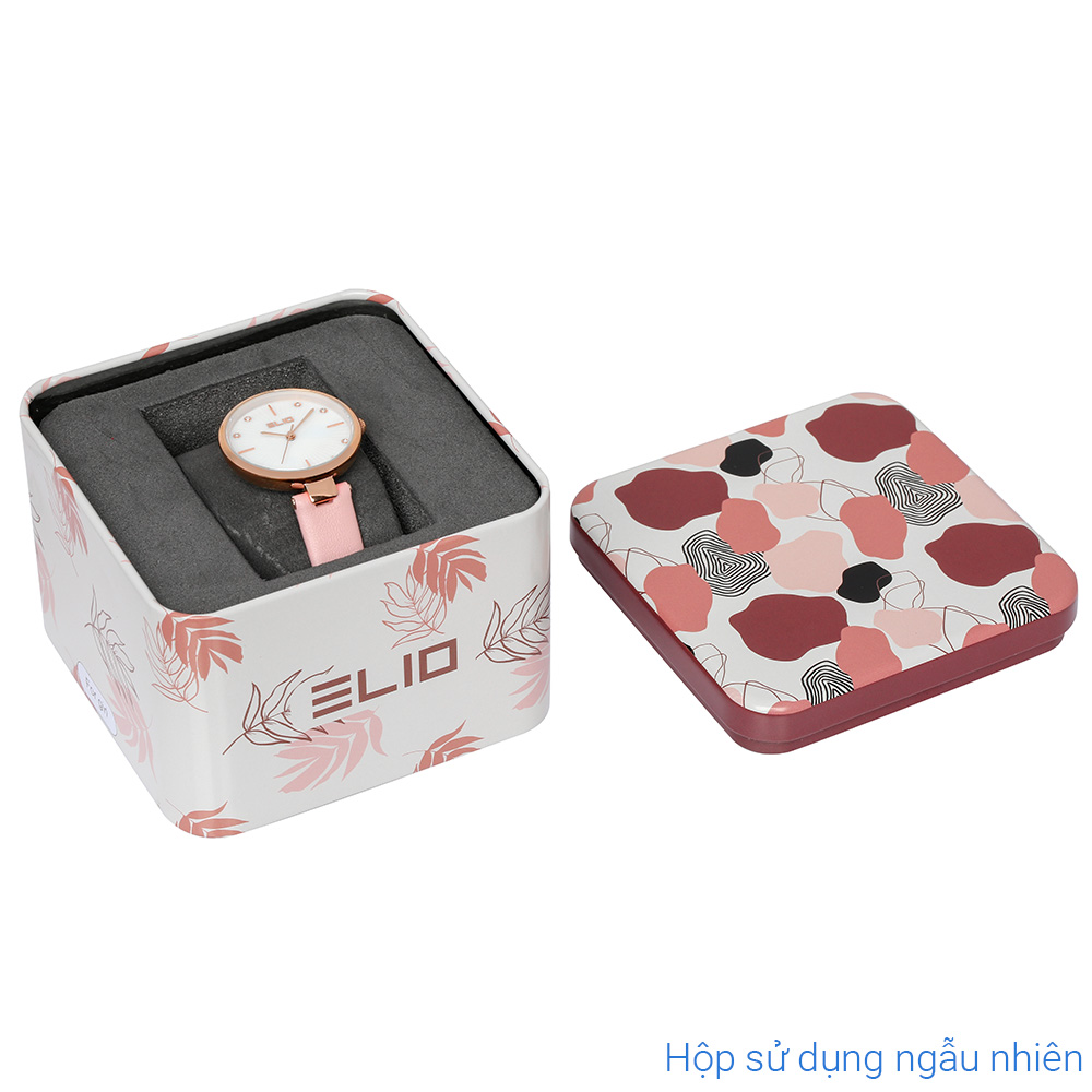 Đồng hồ ELIO 30 mm Nữ EL097-02 Màu Hồng