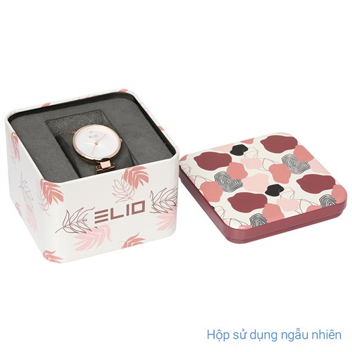 Đồng hồ ELIO Nàng Thơ 30 mm Nữ ES115-01 Màu Vàng Hồng