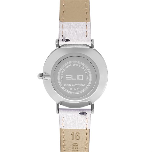 Đồng hồ ELIO 33 mm Nữ EL100-01 Màu Trắng
