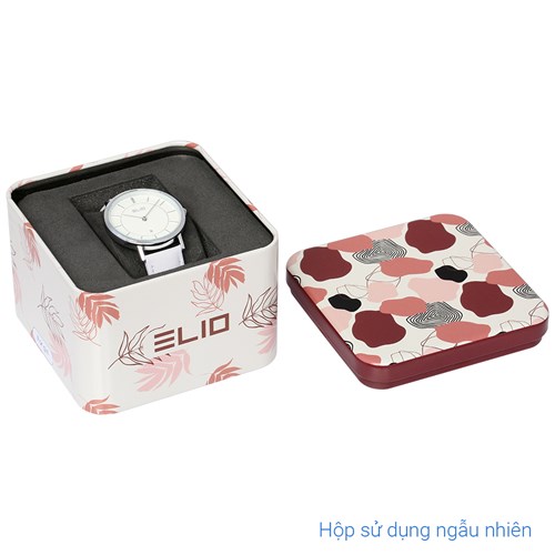Đồng hồ ELIO 33 mm Nữ EL100-01 Màu Trắng