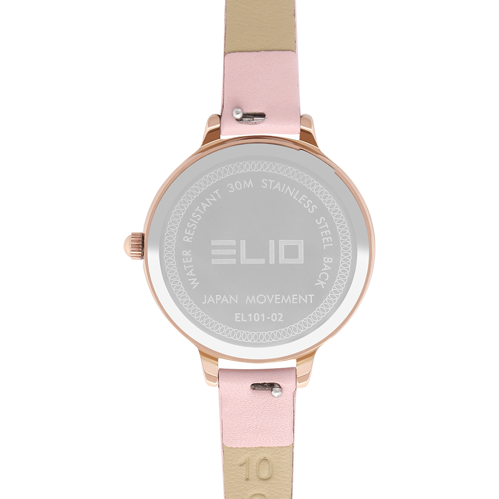 Đồng hồ ELIO 30 mm Nữ EL101-02 Màu Hồng