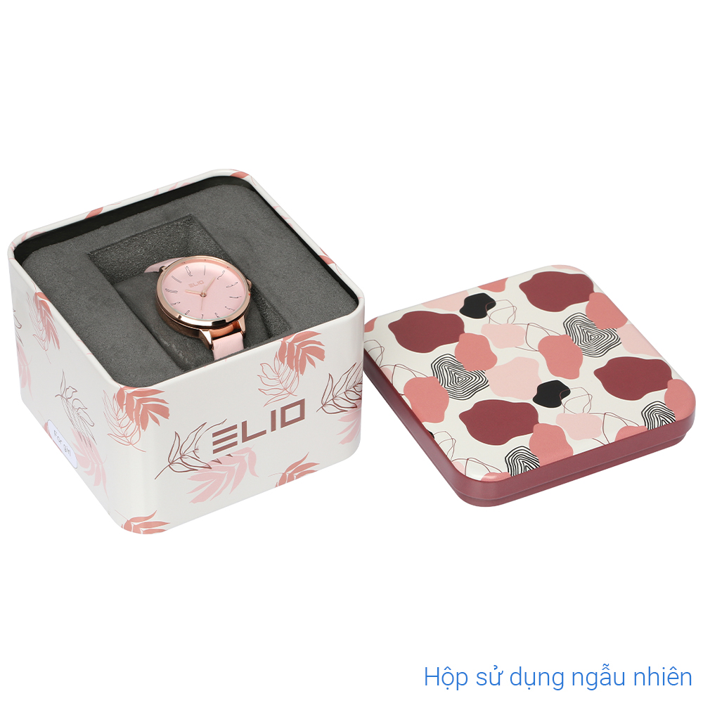 Đồng hồ ELIO 30 mm Nữ EL101-02 Màu Hồng