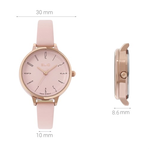 Đồng hồ ELIO 30 mm Nữ EL101-02 Màu Hồng