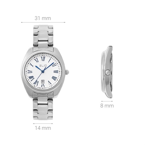 Đồng hồ ELIO 31 mm Nữ ES116-01 Màu Bạc