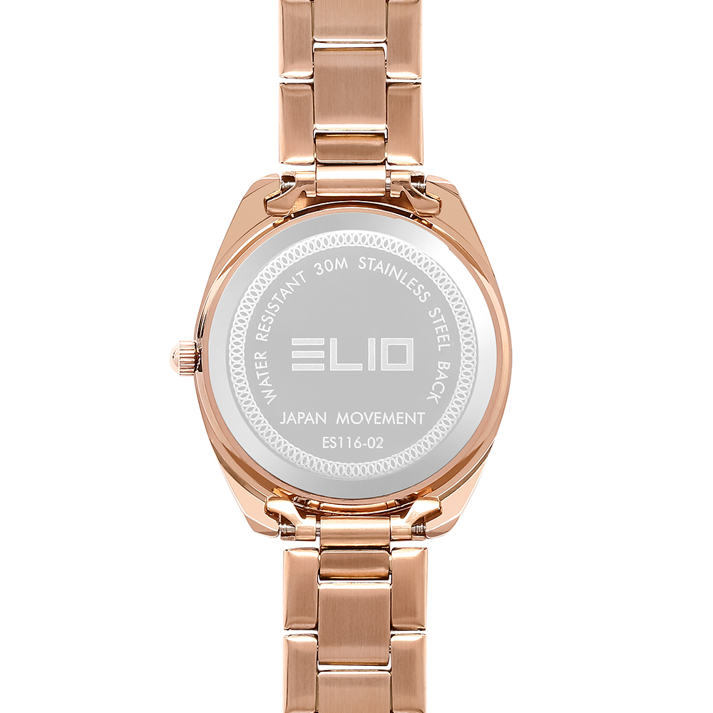 Đồng hồ ELIO 31 mm Nữ ES116-02 Màu Vàng Hồng