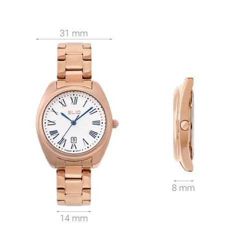 Đồng hồ ELIO 31 mm Nữ ES116-02 Màu Vàng Hồng