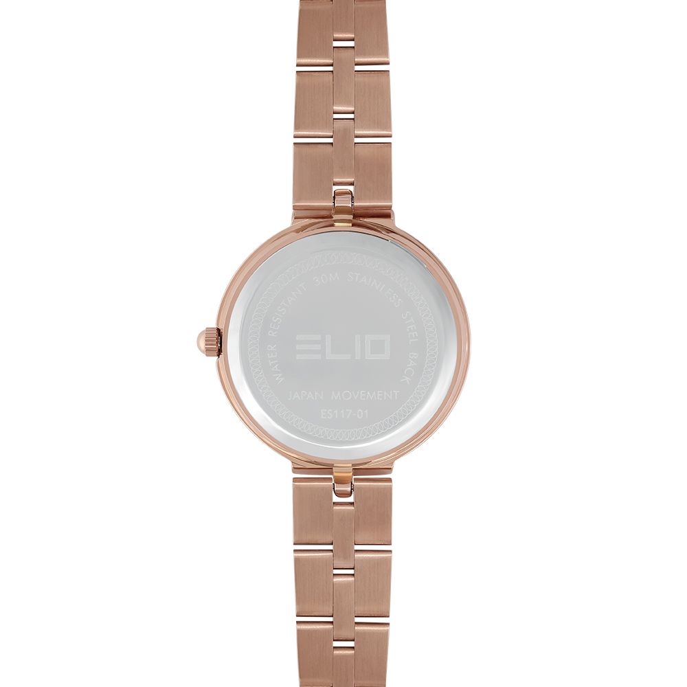 Đồng hồ ELIO 30 mm Nữ ES117-01 Màu Vàng Hồng
