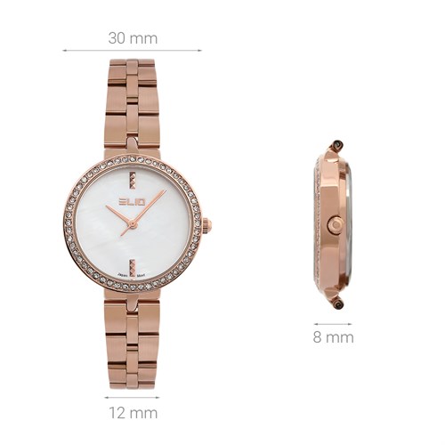 Đồng hồ ELIO 30 mm Nữ ES117-01 Màu Vàng Hồng
