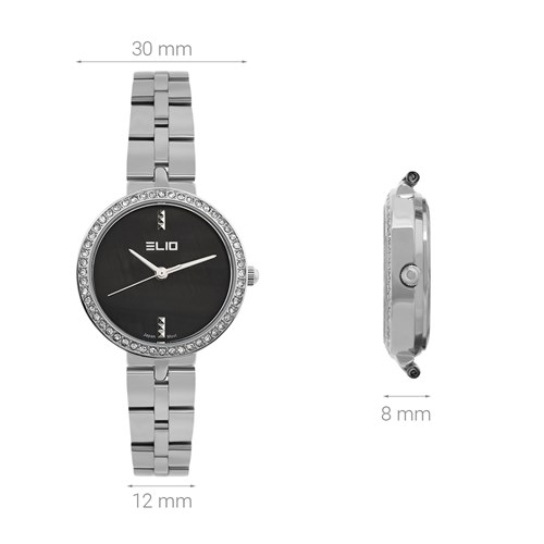 Đồng hồ ELIO 30 mm Nữ ES117-02 Màu Bạc