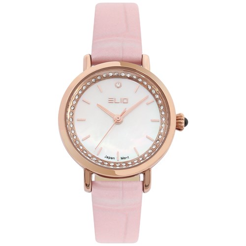 Đồng hồ ELIO 28 mm Nữ EL103-01 Màu Hồng