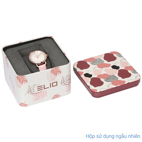 Đồng hồ ELIO 28 mm Nữ EL103-01 Màu Hồng