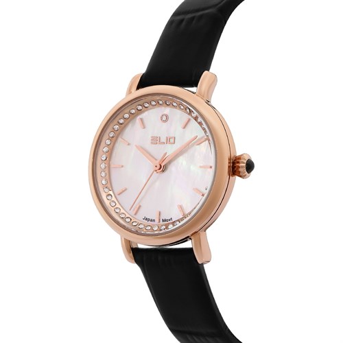 Đồng hồ ELIO 28 mm Nữ EL103-02 Màu Đen