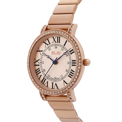 Đồng hồ ELIO 34 mm Nữ ES118-02 Màu Vàng Hồng