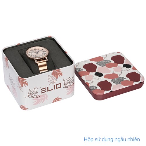 Đồng hồ ELIO 34 mm Nữ ES118-02 Màu Vàng Hồng