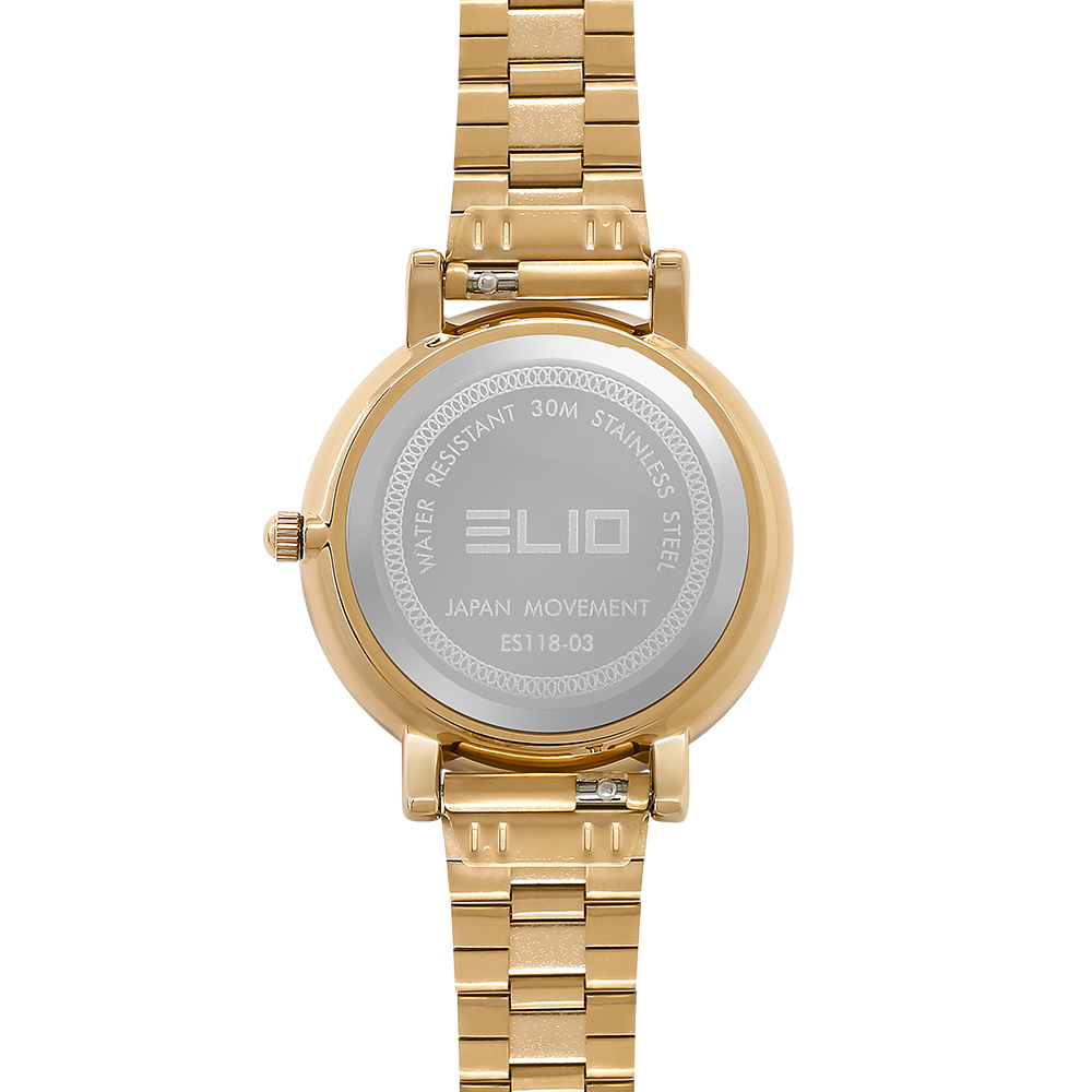 Đồng hồ ELIO 34 mm Nữ ES118-03 Màu Vàng