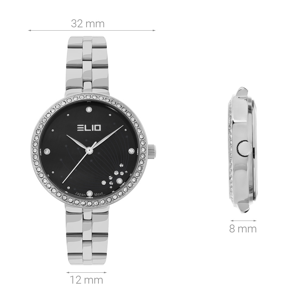 Đồng hồ ELIO Flower 32 mm Nữ ES119-01 Màu Bạc