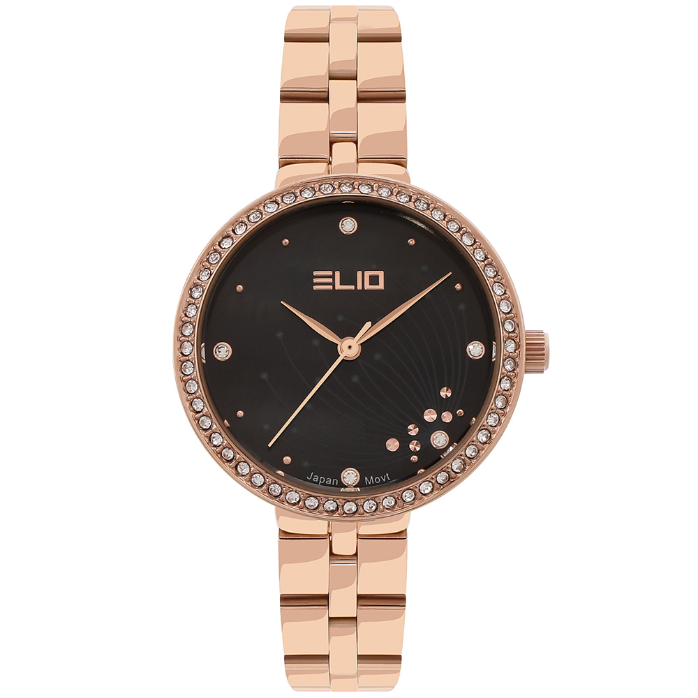 Đồng hồ ELIO Flower 30 mm Nữ ES119-02 Màu Vàng Hồng