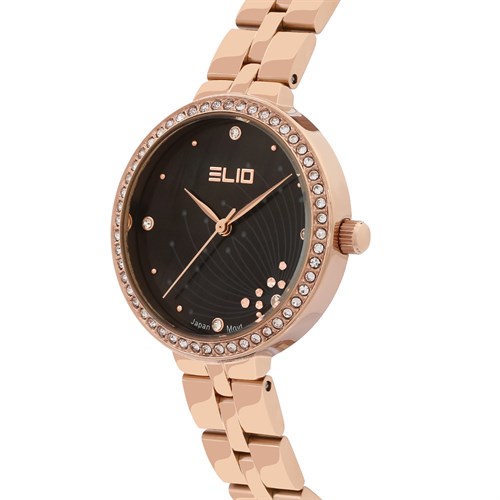 Đồng hồ ELIO Flower 30 mm Nữ ES119-02 Màu Vàng Hồng