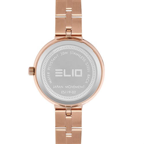 Đồng hồ ELIO Flower 30 mm Nữ ES119-02 Màu Vàng Hồng