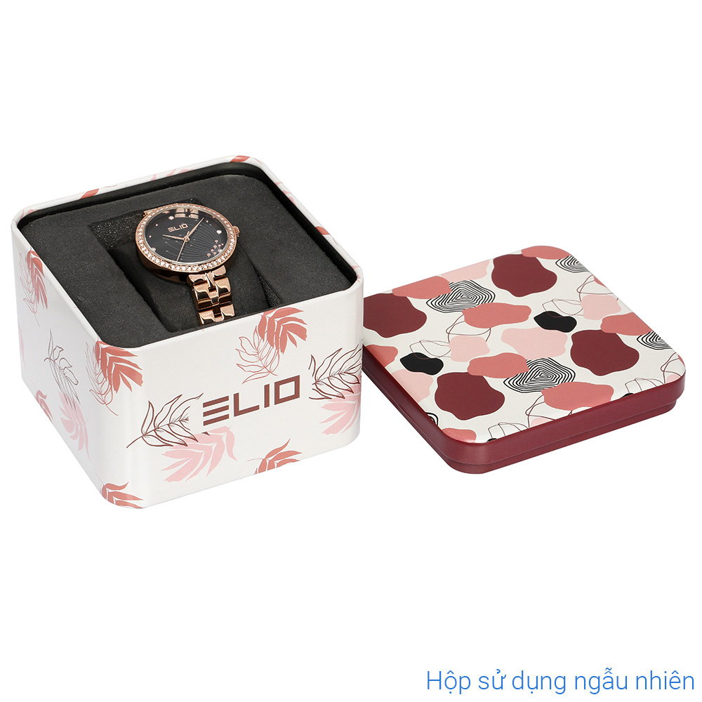 Đồng hồ ELIO Flower 30 mm Nữ ES119-02 Màu Vàng Hồng