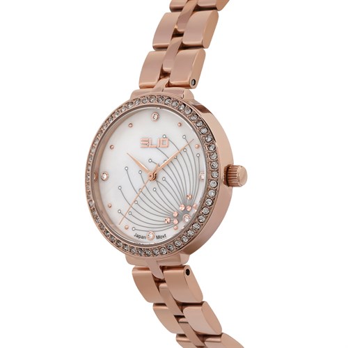 Đồng hồ ELIO Flower 32 mm Nữ ES119-03 Màu Vàng Hồng