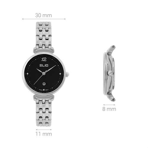 Đồng hồ ELIO Flower 30 mm Nữ ES120-01 Màu Bạc