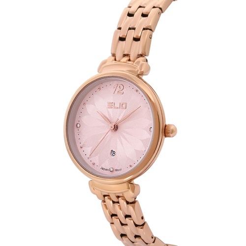 Đồng hồ ELIO Flower 30 mm Nữ ES120-02 Màu Vàng Hồng