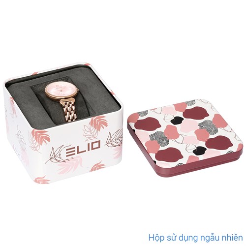 Đồng hồ ELIO Flower 30 mm Nữ ES120-02 Màu Vàng Hồng