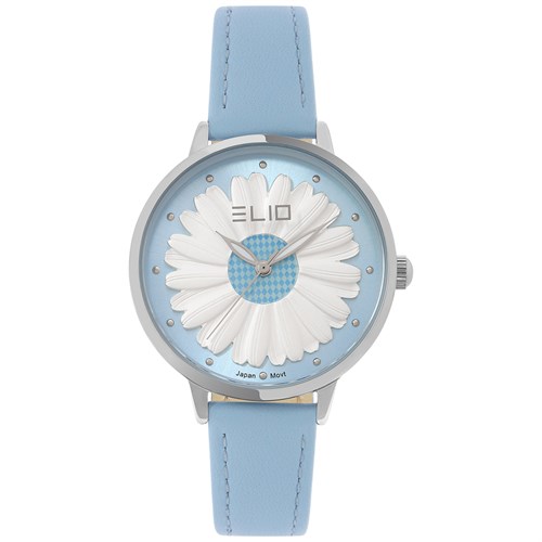 Đồng hồ ELIO Flower 35 mm Nữ EL105-01 Màu Xanh Dương