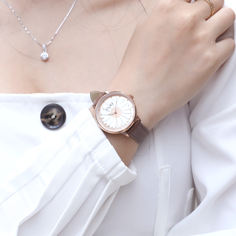 Đồng hồ ELIO Flower 35 mm Nữ EL105-02