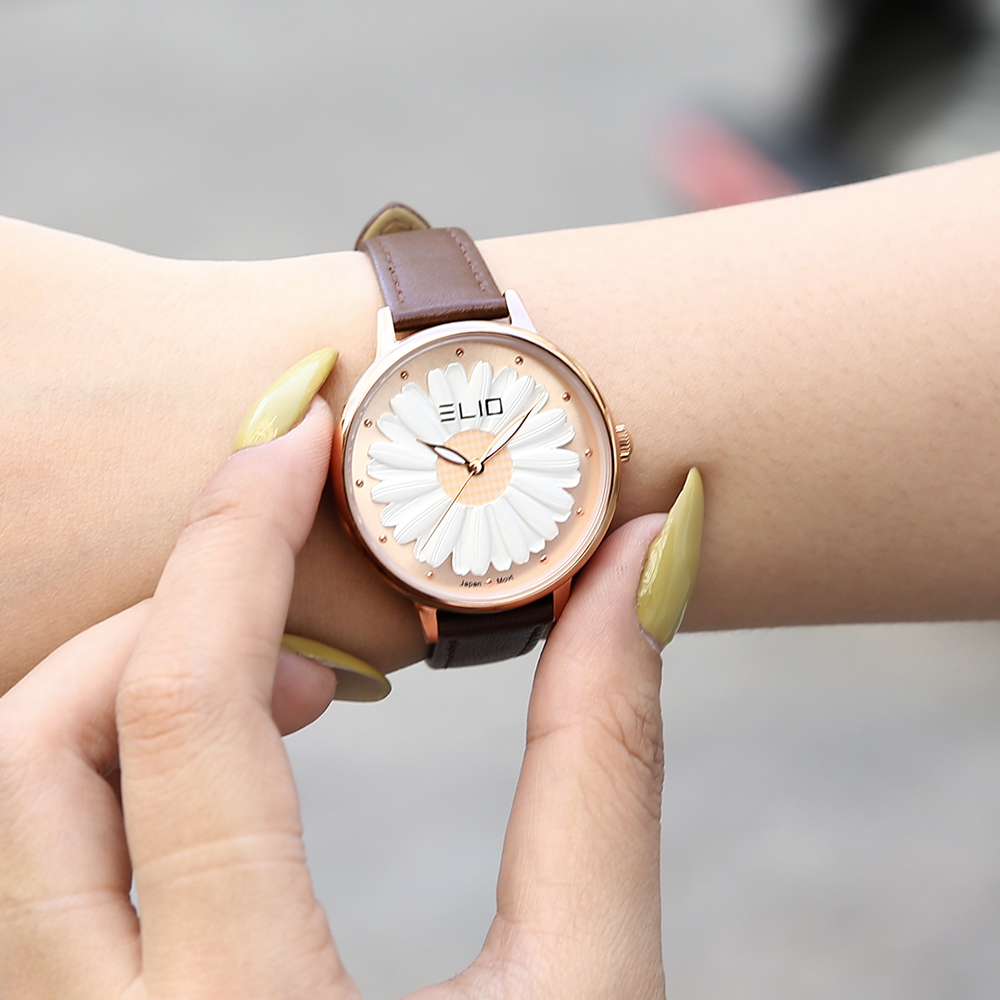 Đồng hồ ELIO Flower 35 mm Nữ EL105-02