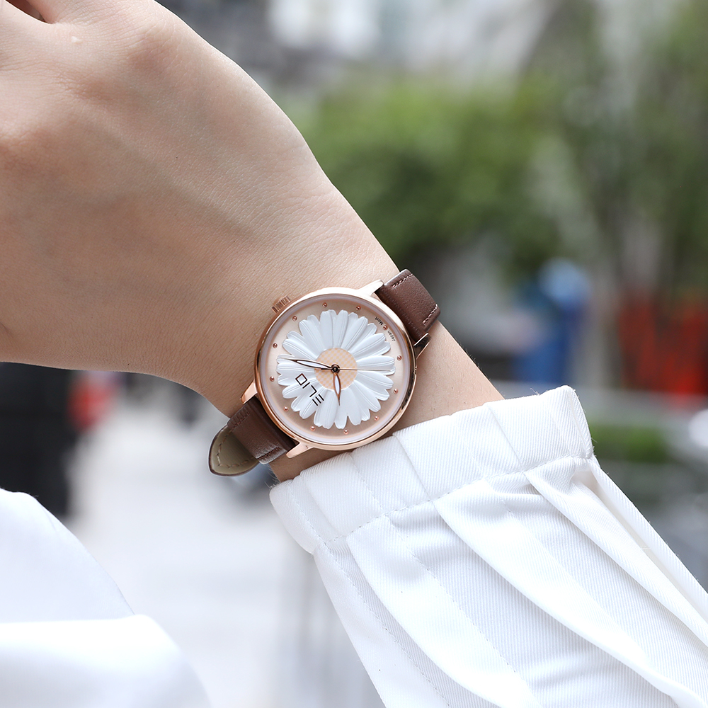 Đồng hồ ELIO Flower 35 mm Nữ EL105-02