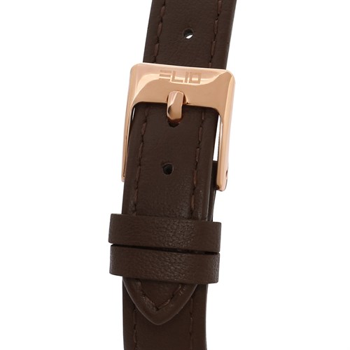 Đồng hồ ELIO Flower 35 mm Nữ EL105-02 Màu Nâu