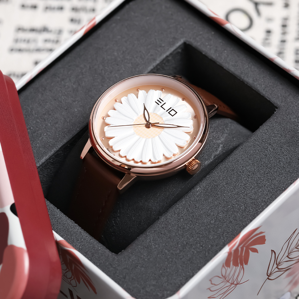 Đồng hồ ELIO Flower 35 mm Nữ EL105-02