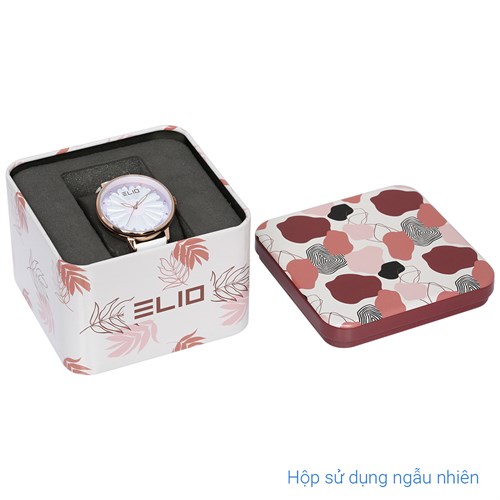 Đồng hồ ELIO Flower 35 mm Nữ EL105-03 Màu Trắng
