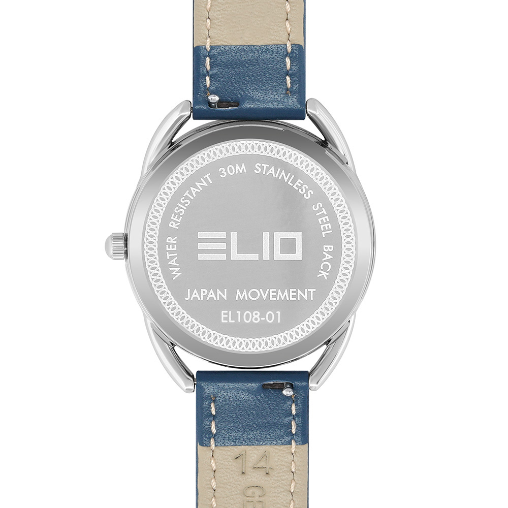 Đồng hồ ELIO Flower 32 mm Nữ EL108-01 Màu Xanh Dương