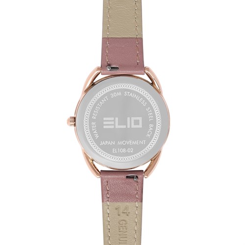 Đồng hồ ELIO Flower 32 mm Nữ EL108-02 Màu Hồng