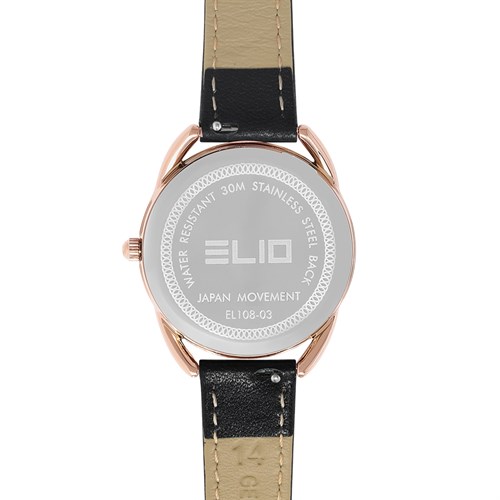 Đồng hồ ELIO Flower 32 mm Nữ EL108-03 Màu Đen