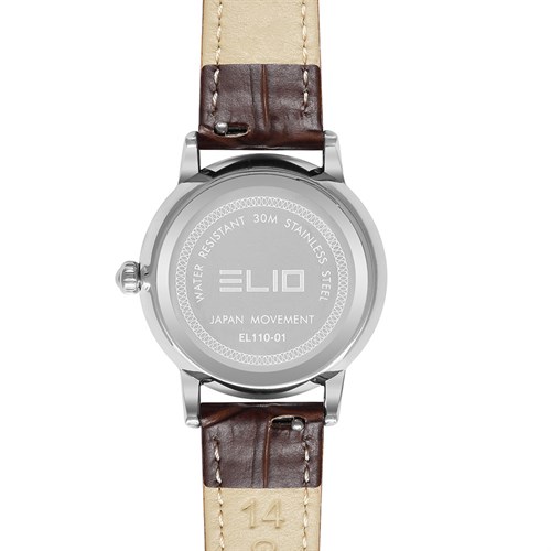 Đồng hồ ELIO 29 mm Nữ EL110-01 Màu Nâu