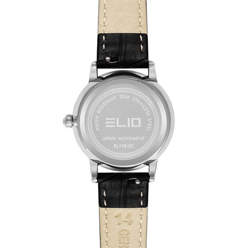 Đồng hồ ELIO 29 mm Nữ EL110-02 Màu Đen