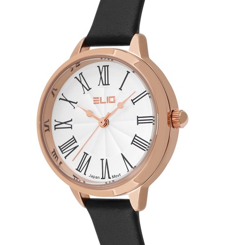 Đồng hồ ELIO 28 mm Nữ EL112-01 Màu Đen