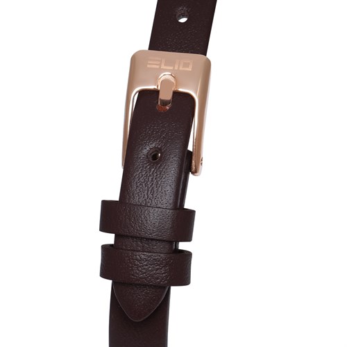 Đồng hồ ELIO 28 mm Nữ EL112-02 Màu Nâu