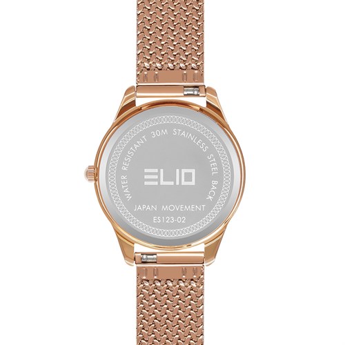 Đồng hồ ELIO 35.5 mm Nữ ES123-02 Màu Vàng Hồng