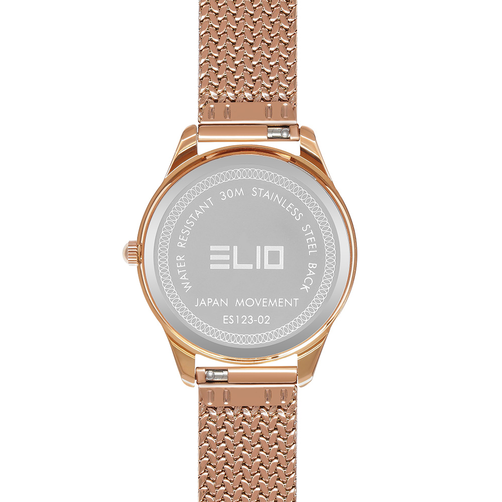 Đồng hồ ELIO 35.5 mm Nữ ES123-02 Màu Vàng Hồng
