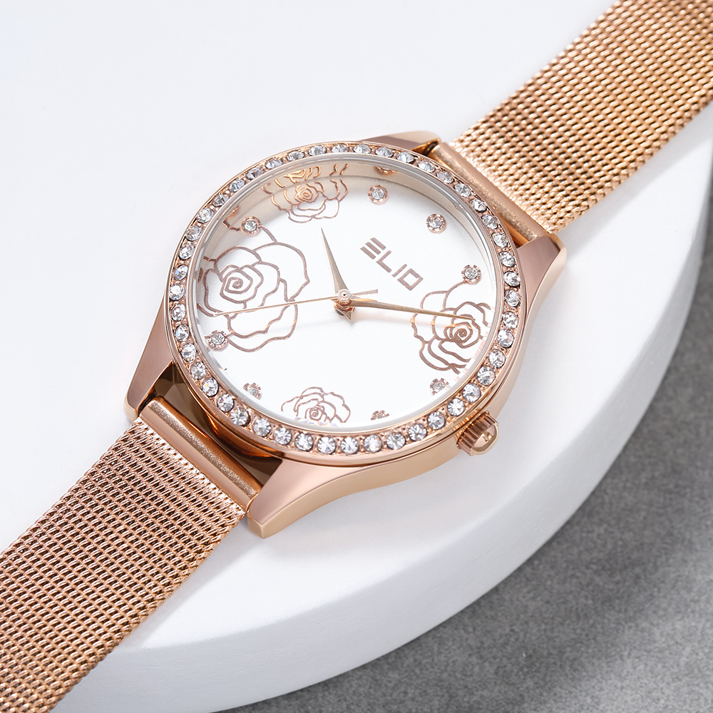 Đồng hồ ELIO Flower 33 mm Nữ ES124-02