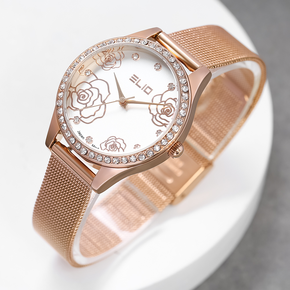 Đồng hồ ELIO Flower 33 mm Nữ ES124-02