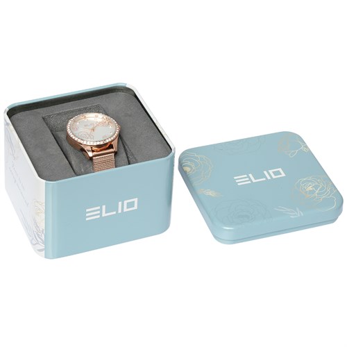 Đồng hồ ELIO Flower 33 mm Nữ ES124-02 Màu Vàng Hồng