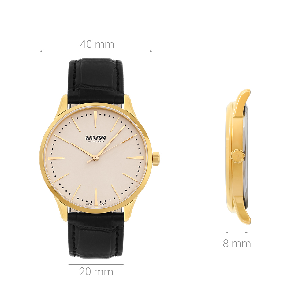 Đồng hồ MVW 40mm Nam ML067-01 - 7