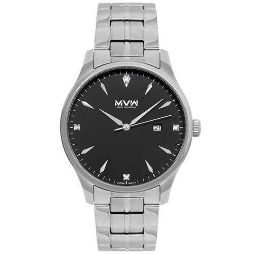 Đồng hồ MVW 40mm Nam MS076-02 Màu Bạc